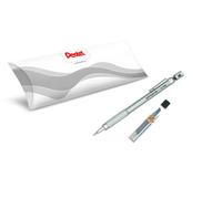 Pentel GraphGear PG515-A, portamine tecnico 0,5 mm + 1 custodia per 12 mine Hi-Polymer Super C505-HB