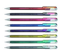 Pentel Hybrid Doppio Metallico Gel Penne Frizzante Ink Colori Assortiti - Pacco