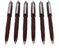 Pentel JM20 Penna A Inchiostro Usa E Getta Grigio Confezione Da 6