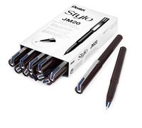 Pentel JM20 Stylo Monouso Penna Stilografica - Blu Inchiostro - Confezione Di 12