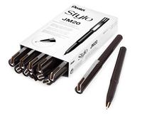 Pentel JM20 Stylo Monouso Penna Stilografica - Seppia Inchiostro - Confezione 12