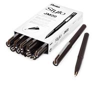 Pentel JM20 Stylo Monouso Penna Stilografica - Seppia Inchiostro - Confezione 12