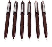 Pentel JM20 Stylo Monouso Penna Stilografica - Seppia Inchiostro - Confezione 6