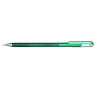 Pentel K110 roller Hybrid Dual Metallic effetto doppio colore verde + blu metallizzato 12 pz