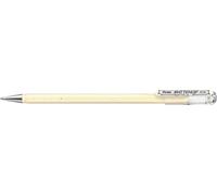 Pentel K110-VHX Mattehop - Penna roller a inchiostro gel con finitura opaca, modello con tappo, 1 pezzo, avorio
