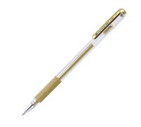 PENTEL - K118-X - Roller gel Hybrid Grip - punta 0,8mm - oro - Pentel - 83276 - Conf. da 12 Pz.