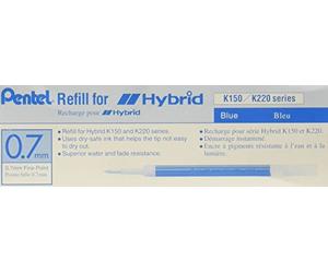 Pentel KFR7-C - Ricarica per roller, colore: blu