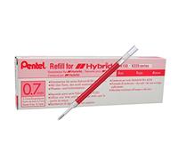 Pentel KFR7 ricariche per penna roller Hybrid Gel - Confezione da 12 red - NUOVO