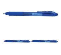 Pentel Liquid Gel-Tintenroller EnerGel-X BL107, 1 pz. Blu (Confezione da 3)
