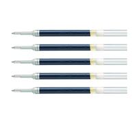 PENTEL Lotto di 5 ricariche LR7 per Roller Energel liquido Pte 0,7 tracciato 0,35 mm, colore: Verde
