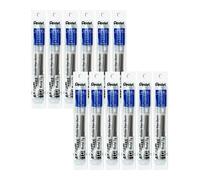 12 REFILLS ROLLER ENERGEL LR10-CX BLU PUNTA 1,0mm