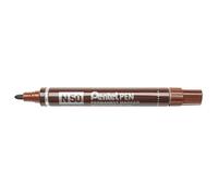 Pentel - MARCATORE PEN N50 MARRONE PUNTA TONDA