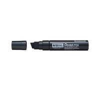 Pentel Pennarello N50XL-A punta a scalpello Nero Confezione da 6