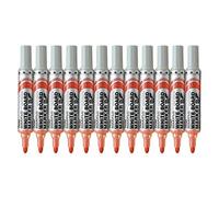 Pentel Marker Maxiflo MWL5M 2-5 mm Red, 12 pezzi - NUOVO