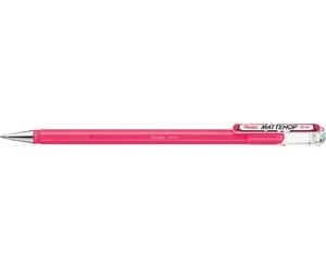 Pentel Mattehop - Rullo gel da 1,0 mm, confezione da 12, colore: Rosa