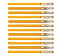 Pentel Mattehop - Rullo gel da 1,0 mm, giallo/arancione, confezione da 12