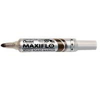 Pentel Maxiflo - Confezione di 12 pennarelli cancellabili marrone - NUOVO
