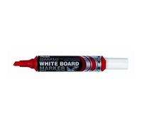 Pentel Maxiflo Green Label Marcatore per lavagna punta a scalpello ampio rosso
