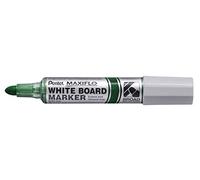 Pentel Maxiflo MWL5W-DX - Pennarelli per lavagna bianca, punta conica ultra larga, confezione da 12, colore: Verde