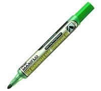 Pentel Maxiflo NLF50 - Confezione da 12 pennarelli permanenti a punta conica, inchiostro verde