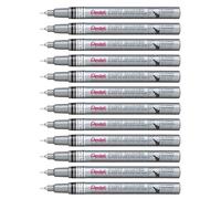 Pentel MFP10 Paint Marker marcatore vernice punta extra fine 0,6 mm argento 12 pz