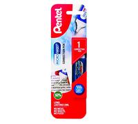 Pentel Micro Correct Penna di correzione fluida a punta fine di precisione, bianco, 12 ml