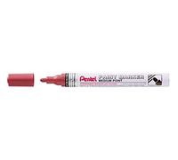 Pentel MMP10-MB - Pennarello a vernice con inchiostro ad effetto espressivo, rosso metallizzato, rosso pera, tratto 2,5 mm, 1 pezzo