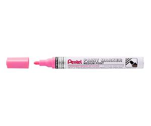 Pentel MMP10 Paint Marker, marcatore vernice permanente punta media 4,5 mm, rosa, 6 pz