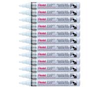 Pentel MMP10 Paint Marker marcatore vernice punta media 4,5 mm bianco 12 pz