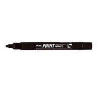 Pentel 4.0mm Bala Punto Pintura Rotulador con Base Celulosa Pintura Permanente Colores Vivos - Negro