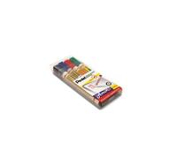 PENTEL - 0100863 - Marcatore per lavagne cancellabili MW85 - astuccio 4 colori assortiti - Amiko Pentel - 73989 - Conf. da 1 Pz. - 0100863
