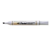 Pentel MW86 Marcatore per Lavagne bianche punta scalpello, 12 Pezzi, Nero
