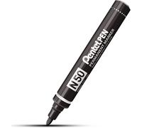 Pentel Marcatore Permanente Pen N50 Punta Tonda Indelebile Confezione 12 pz