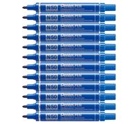 CONFEZIONE 12 PEZZI MARCATORE PENTEL PEN N50 ROSSO PUNTA SCALPELLO