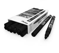 Pentel N50S Fine Pennarello Indelebile 3.18mm Bullet Punta Confezione 12 Nero