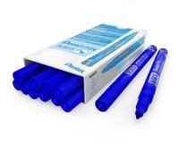 Pentel N50S Fine Pennarello Indelebile 3.18mm Proiettile Punta Confezione 12 Blu