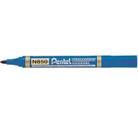 Pentel Set di 12 pennarelli permanenti N850 punta conica, colore: Blu