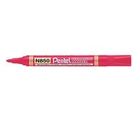Pentel N850 Marcatore Permanente punta conica, 12 Pezzi, Rosso