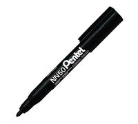Pentel NN50 Green Label marcatore Permanente Punta conica Nero 12 pz