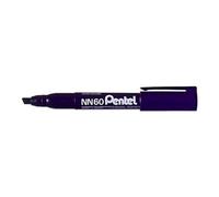 Pentel NN60 Green Label marcatore permanente punta scalpello nero 12 pz