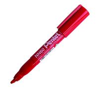 Pentel NN60 Green Label marcatore Permanente Punta scalpello Rosso 12 pz