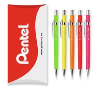 Pentel P205-FX Meccanico Automatico Matita - 0.5mm Hb - Fluorescente Confezione