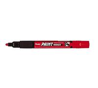 Pentel Paint Marker marcatore vernice coprente a punta conica media rosso 1 pz
