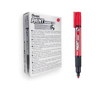 Pentel Paint Marker - Set di 12 pennarelli permanenti MMP20 inchiostro pittura rosso