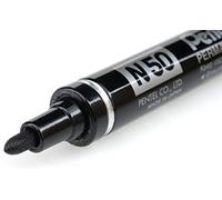 PENTEL PEN CONFEZIONE DA 12 PEZZI MARCATORE PERMANENTE (N50) PUNTA CONICA NERO