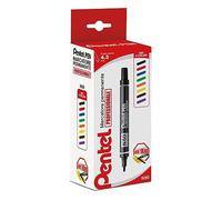 Marcatore permanente N50 - punta conica 4,3mm - astuccio 8 colori assortiti - Pentel