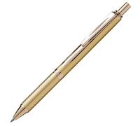 Pentel - Penna a sfera a inchiostro liquido in gel BL407-A, tratto grosso, meccanismo a pressione, 0.35 mm gold