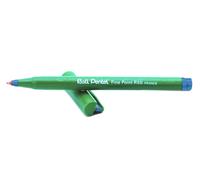 Pentel Penna a Sfera Fine R50 Punta 0.8mm - Nero, Blu, Rosso X 6