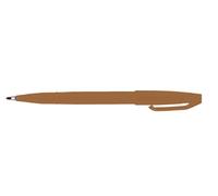 Pentel - Penna con punta in fibra, 1,0 mm, colore: Ocra