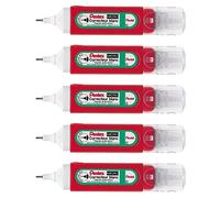 PENTEL Pentex ZLC31-W - Lotto di 5 penne a sfera, punta fine, 12 ml